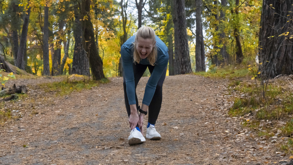 Stukar foten vid löpning